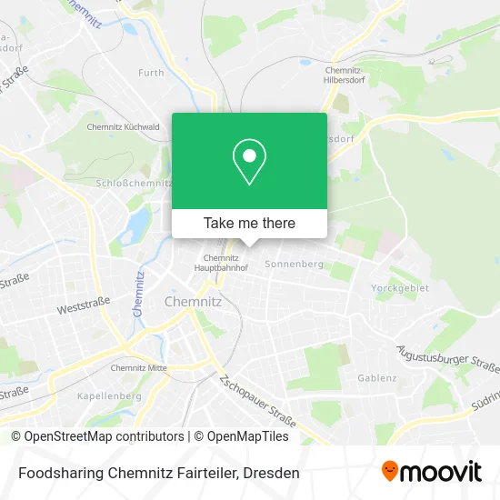 Карта Foodsharing Chemnitz Fairteiler