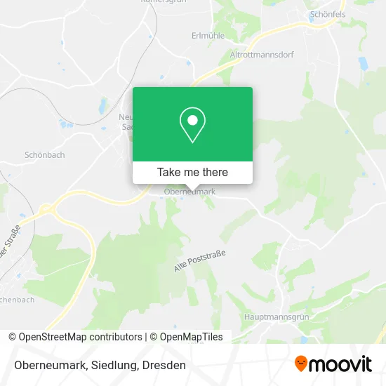 Карта Oberneumark, Siedlung