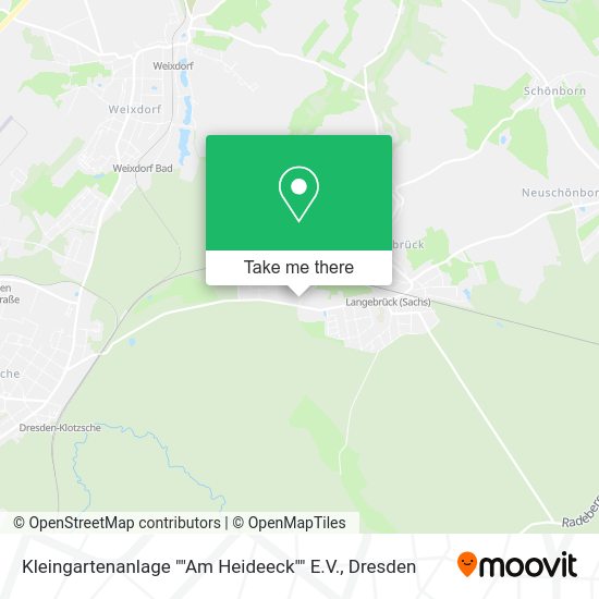 Карта Kleingartenanlage ""Am Heideeck"" E.V.