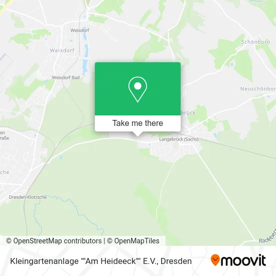 Карта Kleingartenanlage ""Am Heideeck"" E.V.