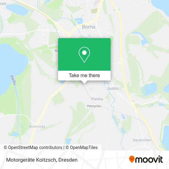 Карта Motorgeräte Koitzsch