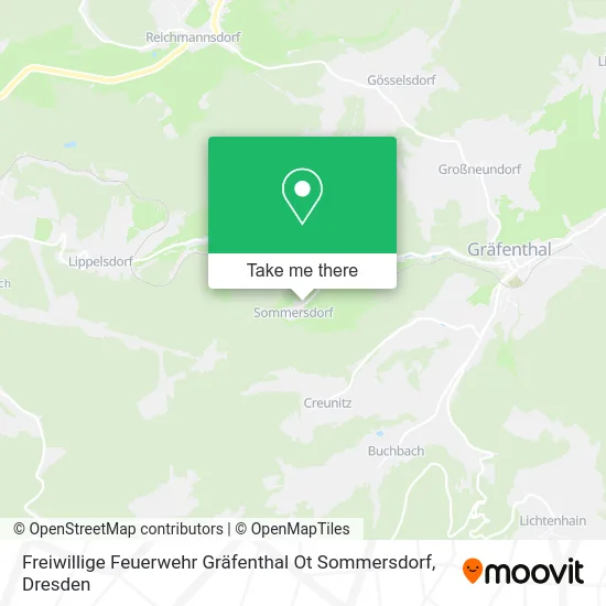 Карта Freiwillige Feuerwehr Gräfenthal Ot Sommersdorf
