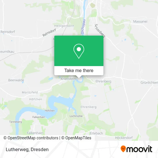 Карта Lutherweg