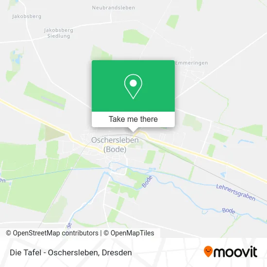 Карта Die Tafel - Oschersleben