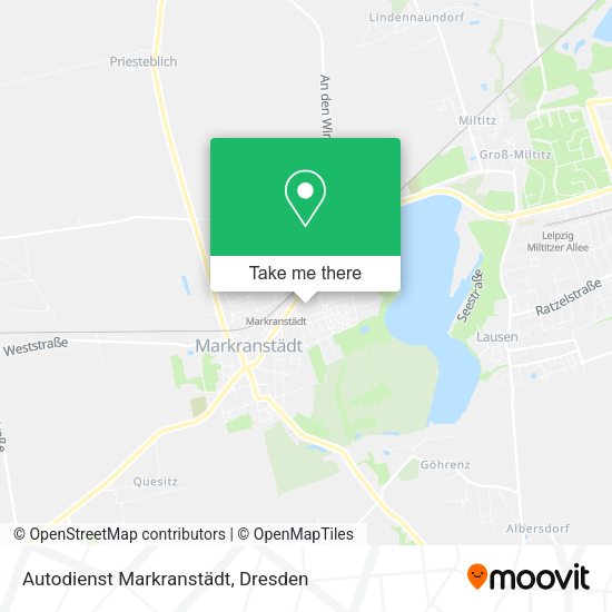 Карта Autodienst Markranstädt