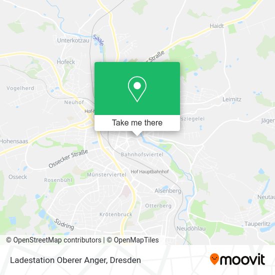 Карта Ladestation Oberer Anger