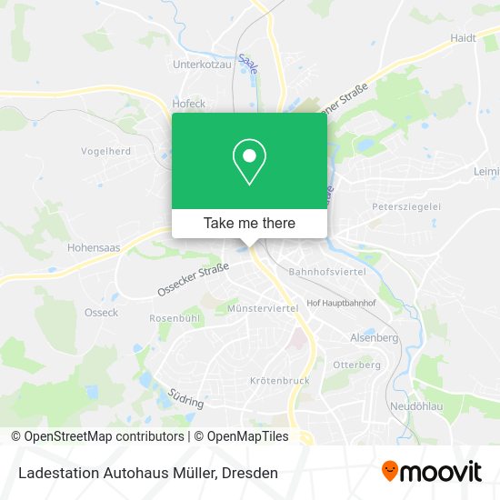 Карта Ladestation Autohaus Müller