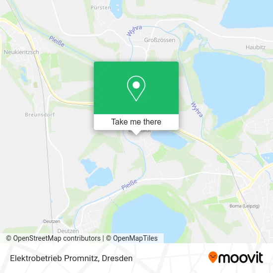 Карта Elektrobetrieb Promnitz