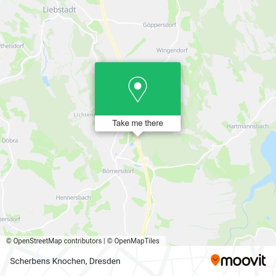 Карта Scherbens Knochen