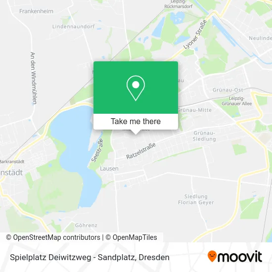 Карта Spielplatz Deiwitzweg - Sandplatz