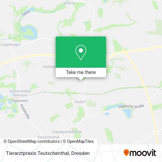 Карта Tierarztpraxis Teutschenthal