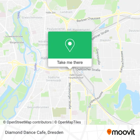 Diamond Dance Cafe map