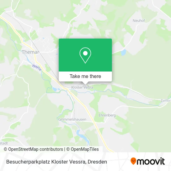 Карта Besucherparkplatz Kloster Vessra