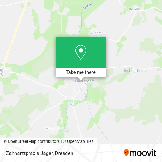Карта Zahnarztpraxis Jäger
