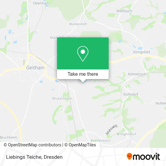 Liebings Teiche map