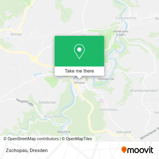 Карта Zschopau