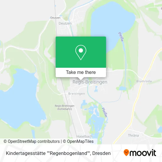 Карта Kindertagesstätte ""Regenbogenland""