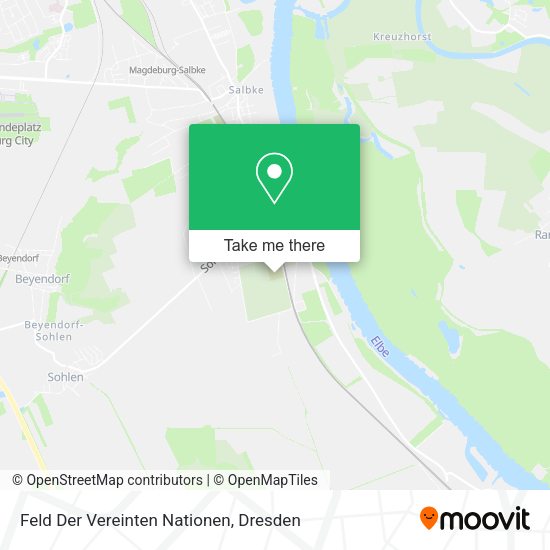 Карта Feld Der Vereinten Nationen