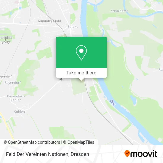 Карта Feld Der Vereinten Nationen