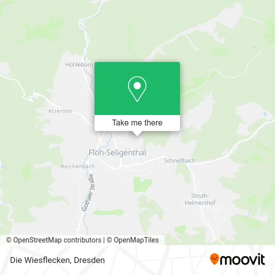 Карта Die Wiesflecken