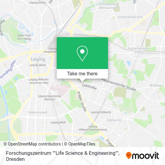 Карта Forschungszentrum ""Life Science & Engineering""