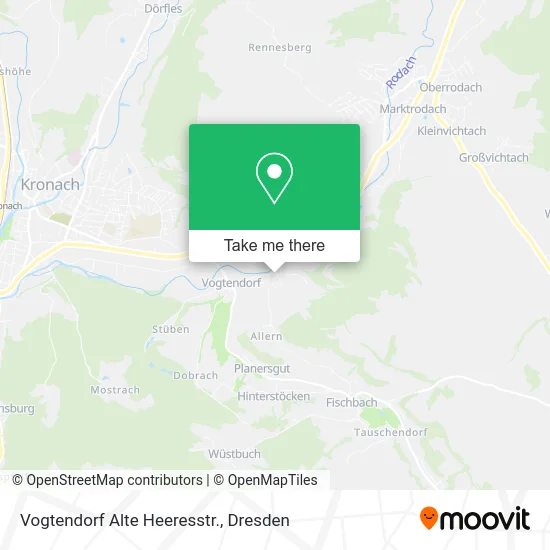 Карта Vogtendorf Alte Heeresstr.