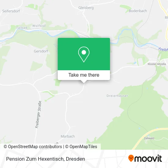 Карта Pension Zum Hexentisch
