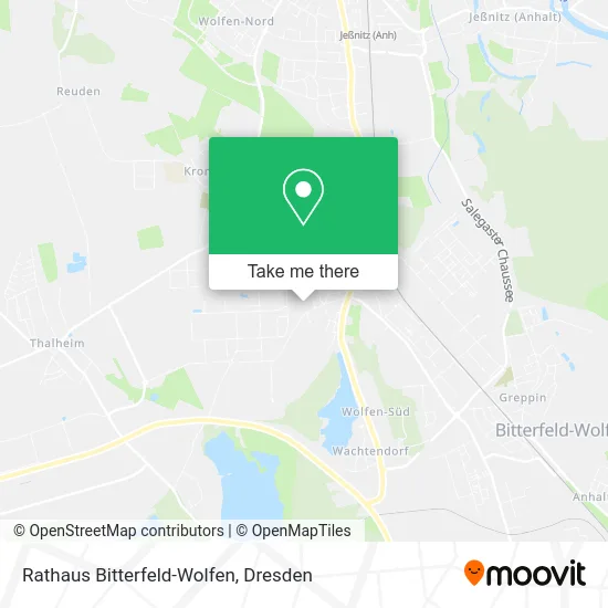 Rathaus Bitterfeld-Wolfen map