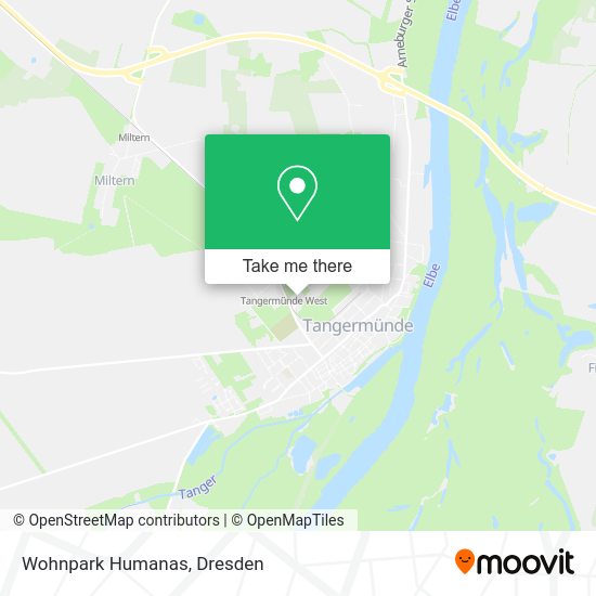 Карта Wohnpark Humanas