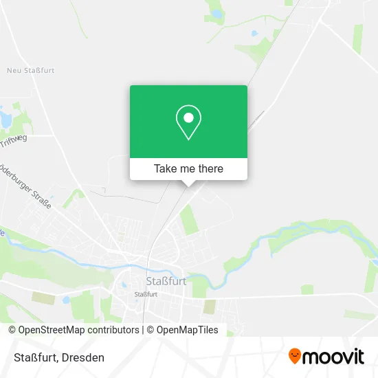 Карта Staßfurt