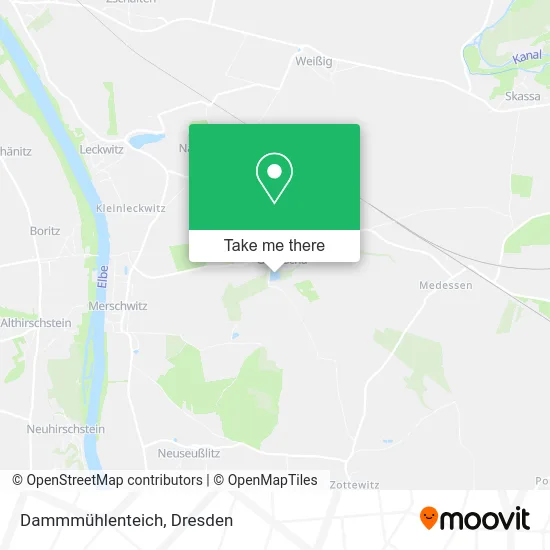 Карта Dammmühlenteich