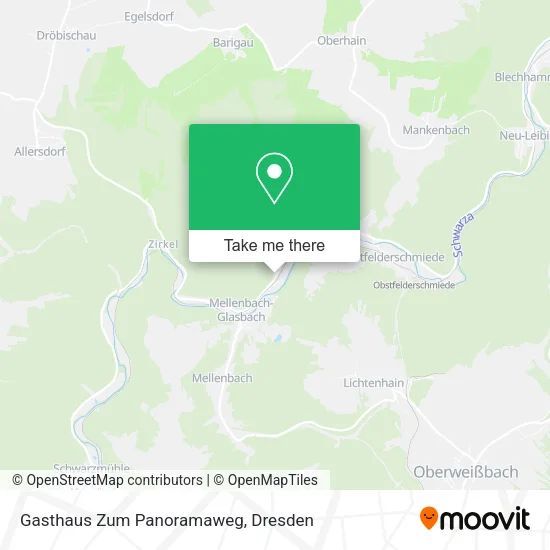 Карта Gasthaus Zum Panoramaweg