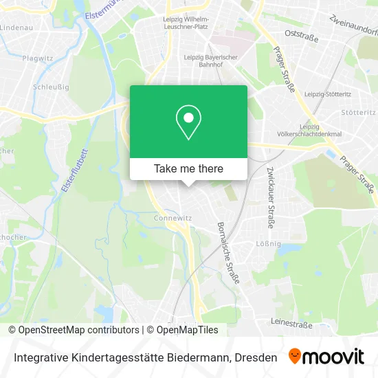 Карта Integrative Kindertagesstätte Biedermann