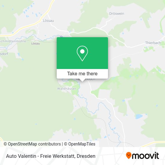 Карта Auto Valentin - Freie Werkstatt