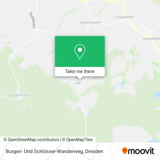 Карта Burgen- Und Schlösser-Wanderweg