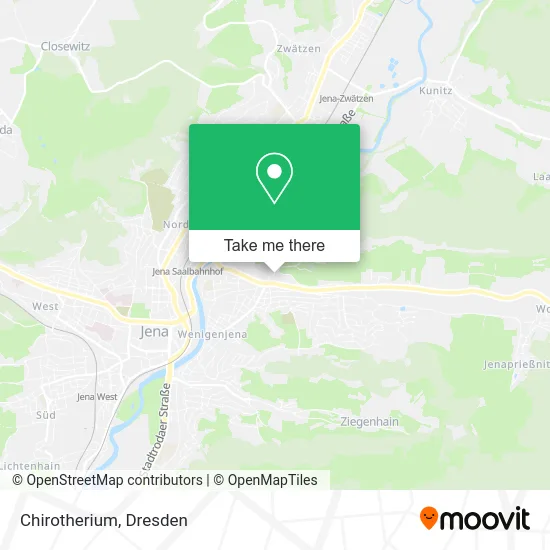 Карта Chirotherium