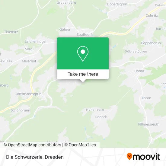 Карта Die Schwarzerle