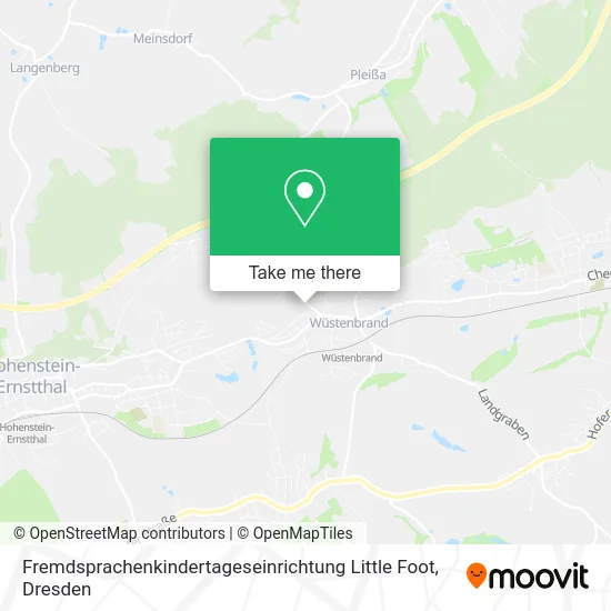 Карта Fremdsprachenkindertageseinrichtung Little Foot