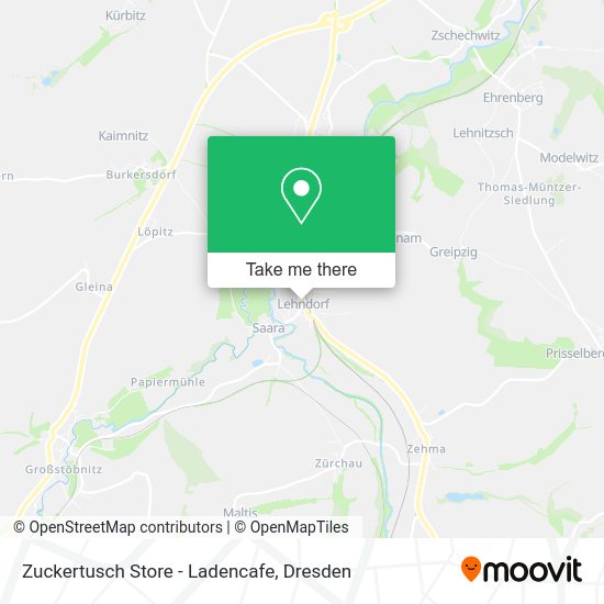 Карта Zuckertusch Store - Ladencafe