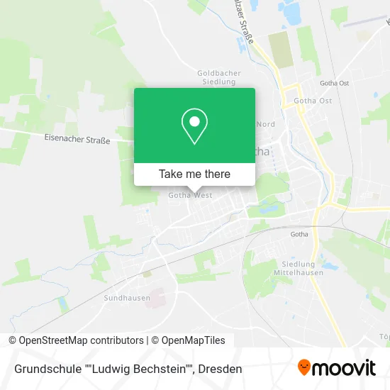 Карта Grundschule ""Ludwig Bechstein""
