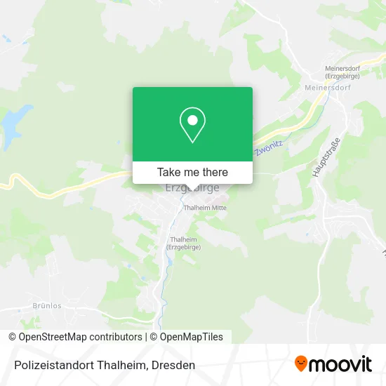 Карта Polizeistandort Thalheim