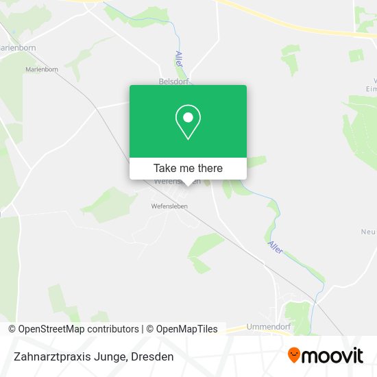 Карта Zahnarztpraxis Junge