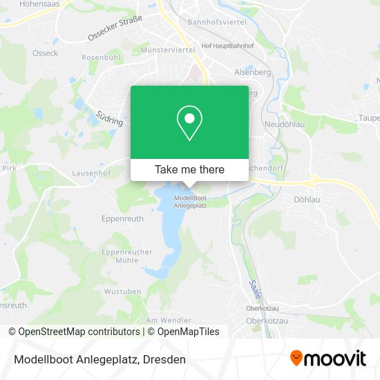 Карта Modellboot Anlegeplatz