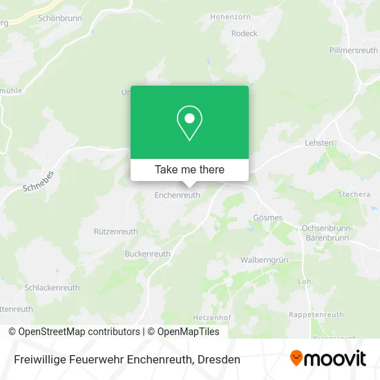 Карта Freiwillige Feuerwehr Enchenreuth