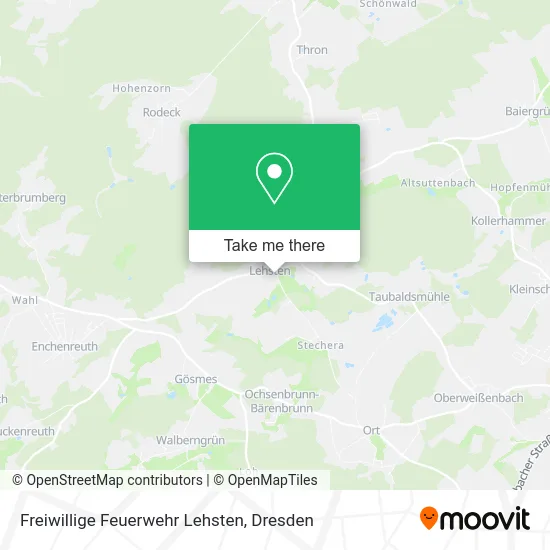 Карта Freiwillige Feuerwehr Lehsten