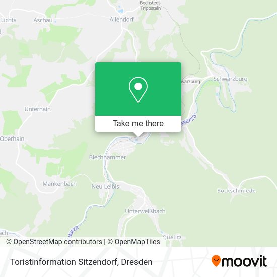 Карта Toristinformation Sitzendorf