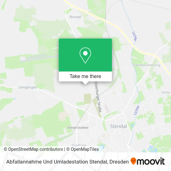 Карта Abfallannahme Und Umladestation Stendal