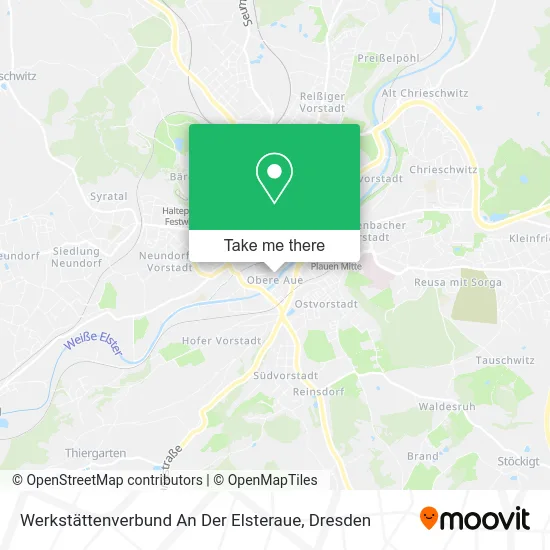 Карта Werkstättenverbund An Der Elsteraue
