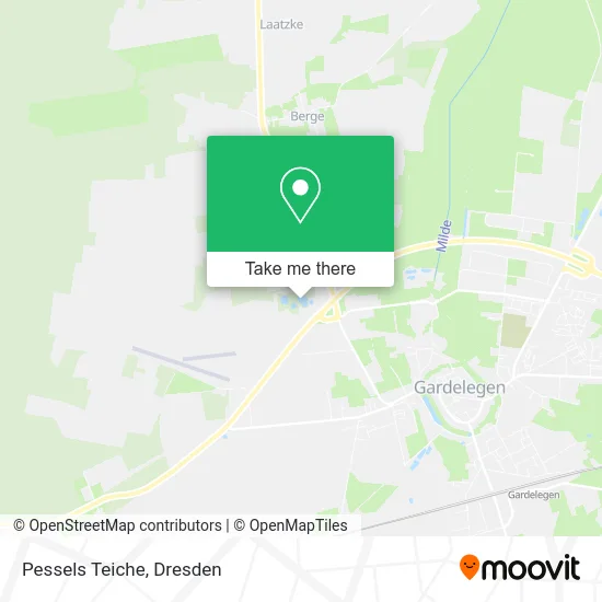 Карта Pessels Teiche