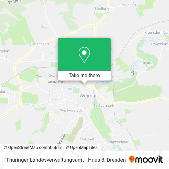 Карта Thüringer Landesverwaltungsamt - Haus 3